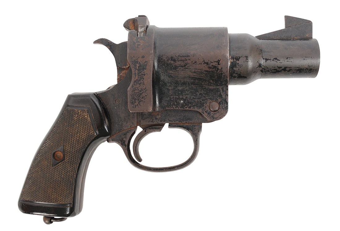 Webley & Scott No.3 Mk 2 .45 ACP Single-shot Pistol FFL Required: 1276 (A1): A Webley & Scott No.3 Mk 2 .45 ACP Single-shot Pistol that is in fair condition with a bright and defined bore. The action is unable to function due to a broken firing pin and requires a replacement t