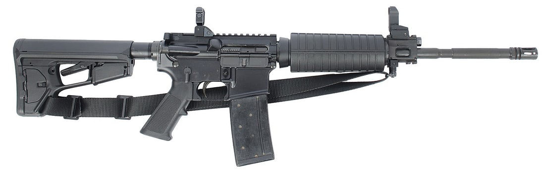 Stag Arms Stag-15 Piston Driven 5.56x45mm Semi-auto Rifle FFL Required: 115249 (W2W1): A Stag Arms Stag-15 Piston Driven 5.56x45mm Semi-auto Rifle that is in very good condition with a bright and defined bore. The action appears to function properly, and the finish shows minor usage wea