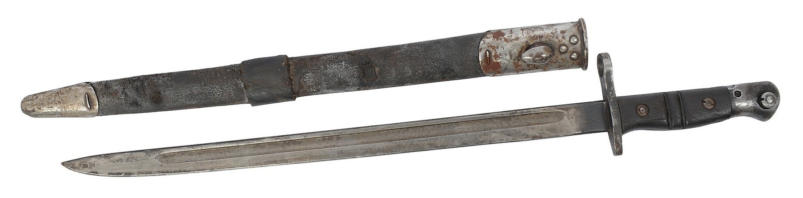 US Military WWI Remington M1917 Trench Gun Bayonet (E2N): A US Military WWI Remington M1917 Trench Gun Bayonet in good to very good condition.