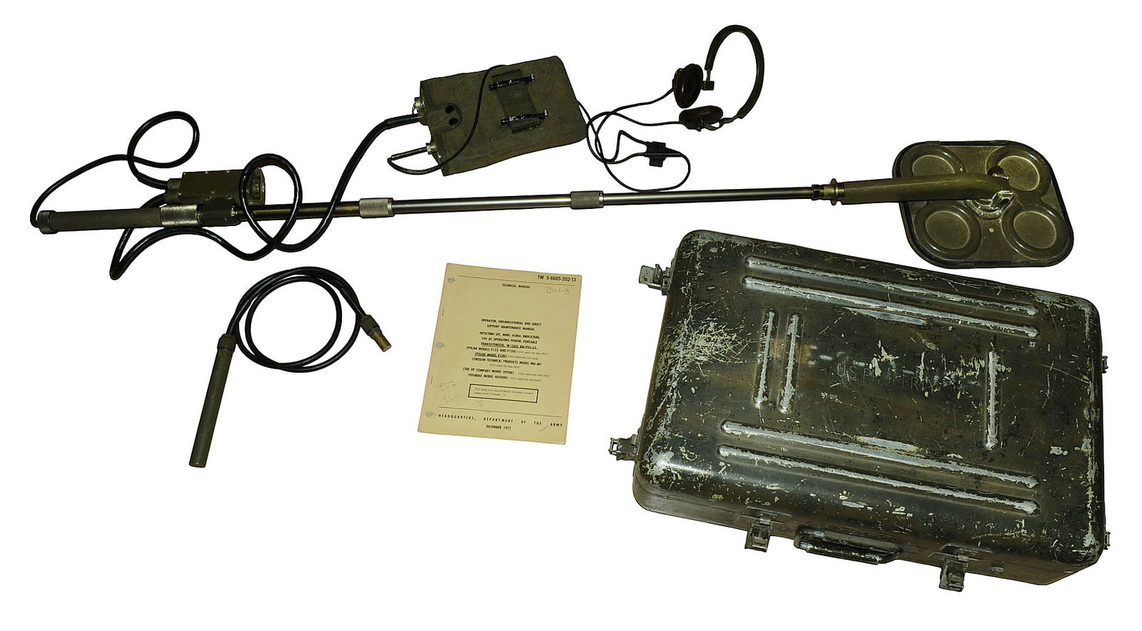 US Military USGI Vietnam Era Land Mine Detection Kit  (W2J) (1 of 10)