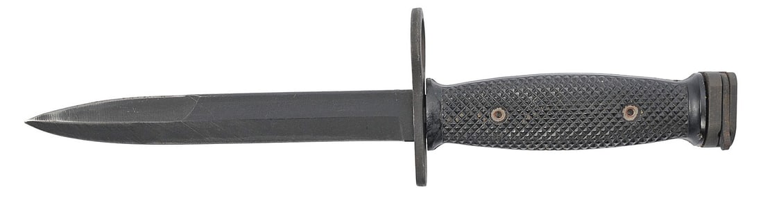 US Military Vietnam Era Imperial M7 Bayonet for the M16 Rifle (Q2K): US Military Vietnam War Era Imperial M7 Bayonet for the M16 Rifle in very good condition, but no scabbard.