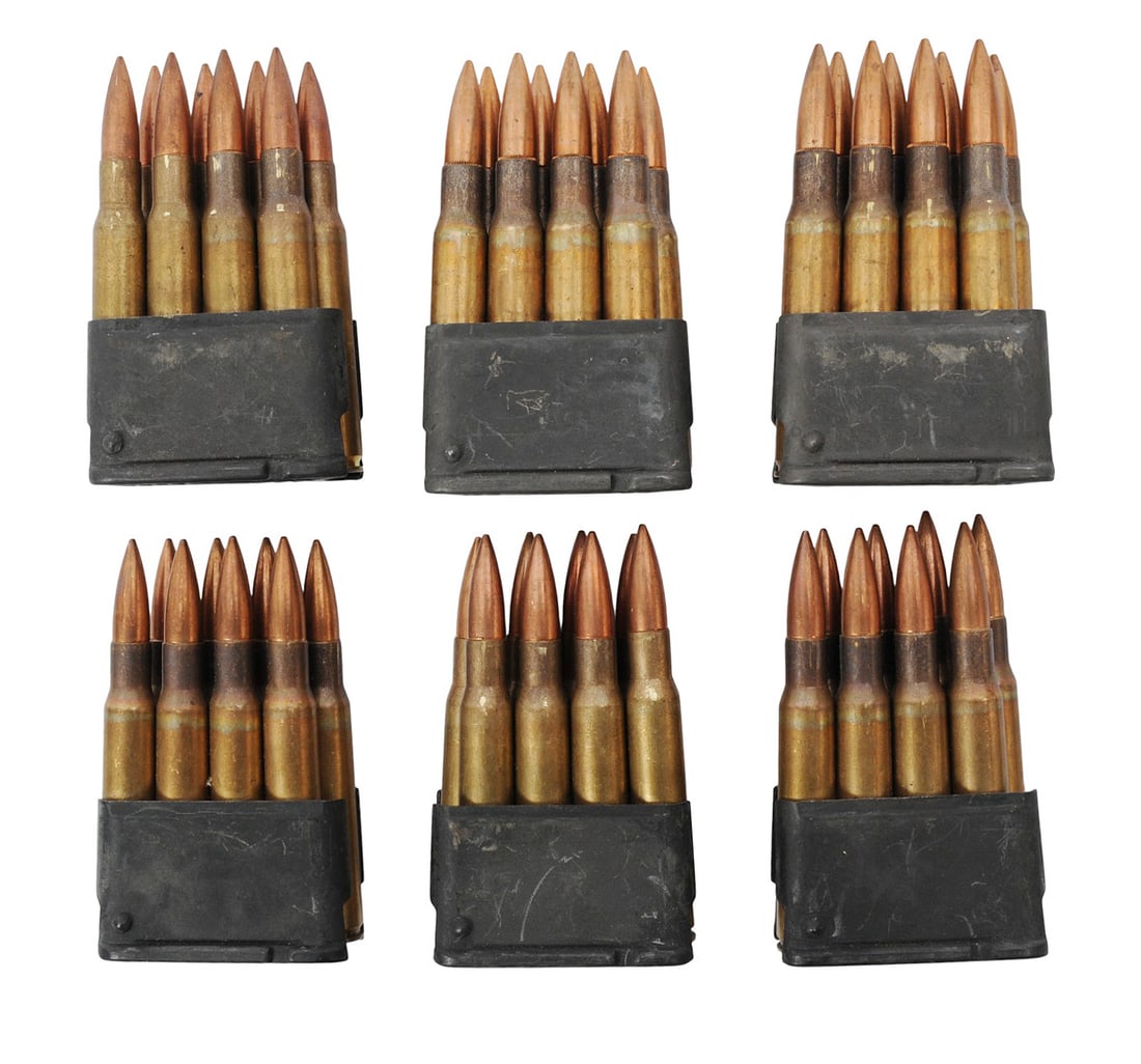Surplus M1 Garand 30-06 8 Rd. Enblock Clip lot of 6(H2M) (1 of 3)