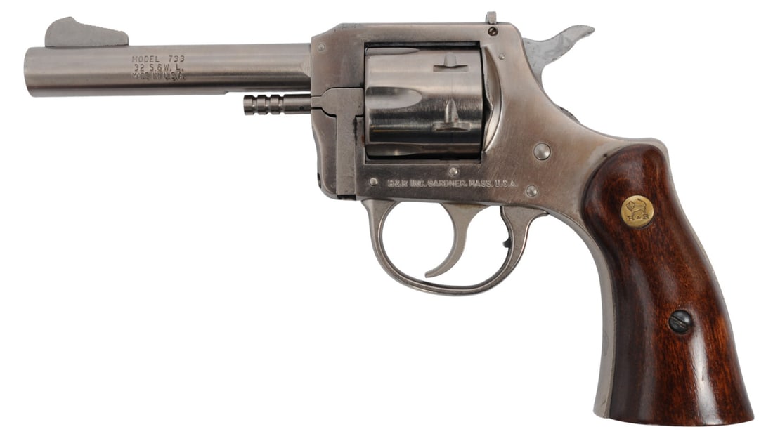 Harrington & Richardson Model 733 .32 S&W Long Double-Action Revolver - FFL # AU090253 (EDN1) - 2