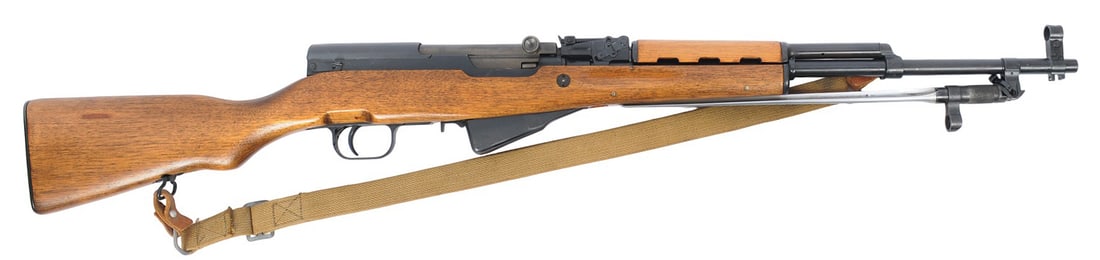 Chinese Norinco SKS 7.62x39mm Semi-auto Rifle FFL Required: 9003796 (G2L1): A Chinese Norinco SKS 7.62x39mm Semi-auto Rifle that is in good to very good condition with a bright and defined bore. The action appears to function properly, and the finish shows light usage wear
