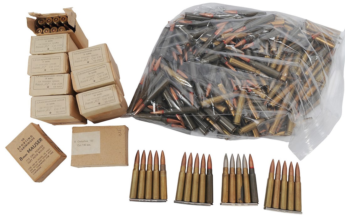 Surplus 8mm Mauser Ammo Can Lot of 362(A2G) (1 of 4)