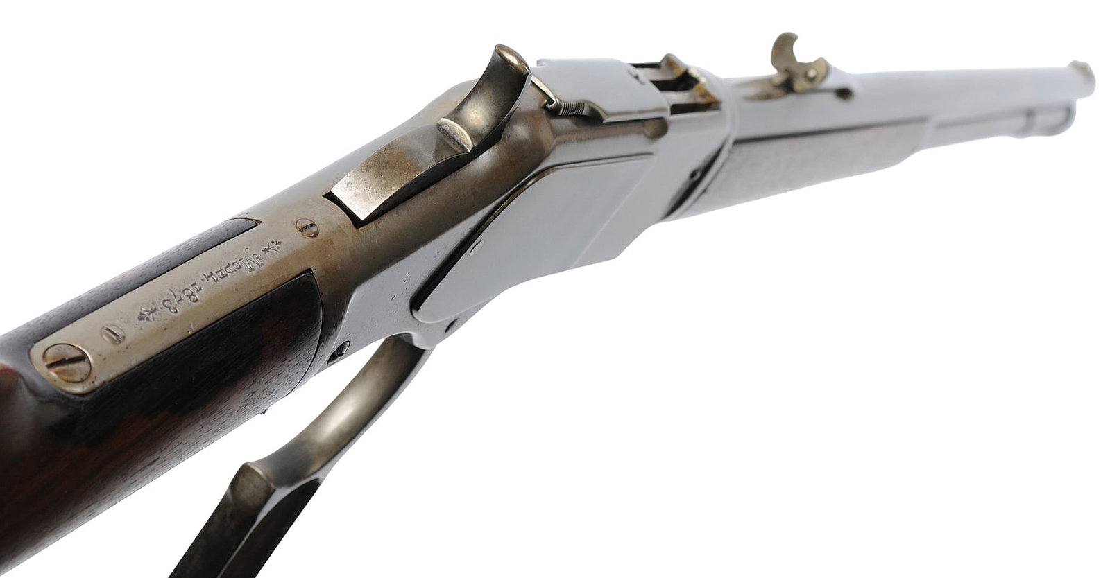 Antique Winchester Model 1873 .22LR Lever-action Rifle No FFL Required: 161498 (HLG1) - 8