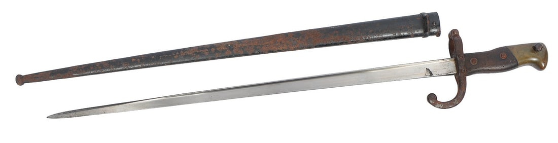 French Military issue Model 1872 Gras Rifle Bayonet (SCR) (1 of 12)