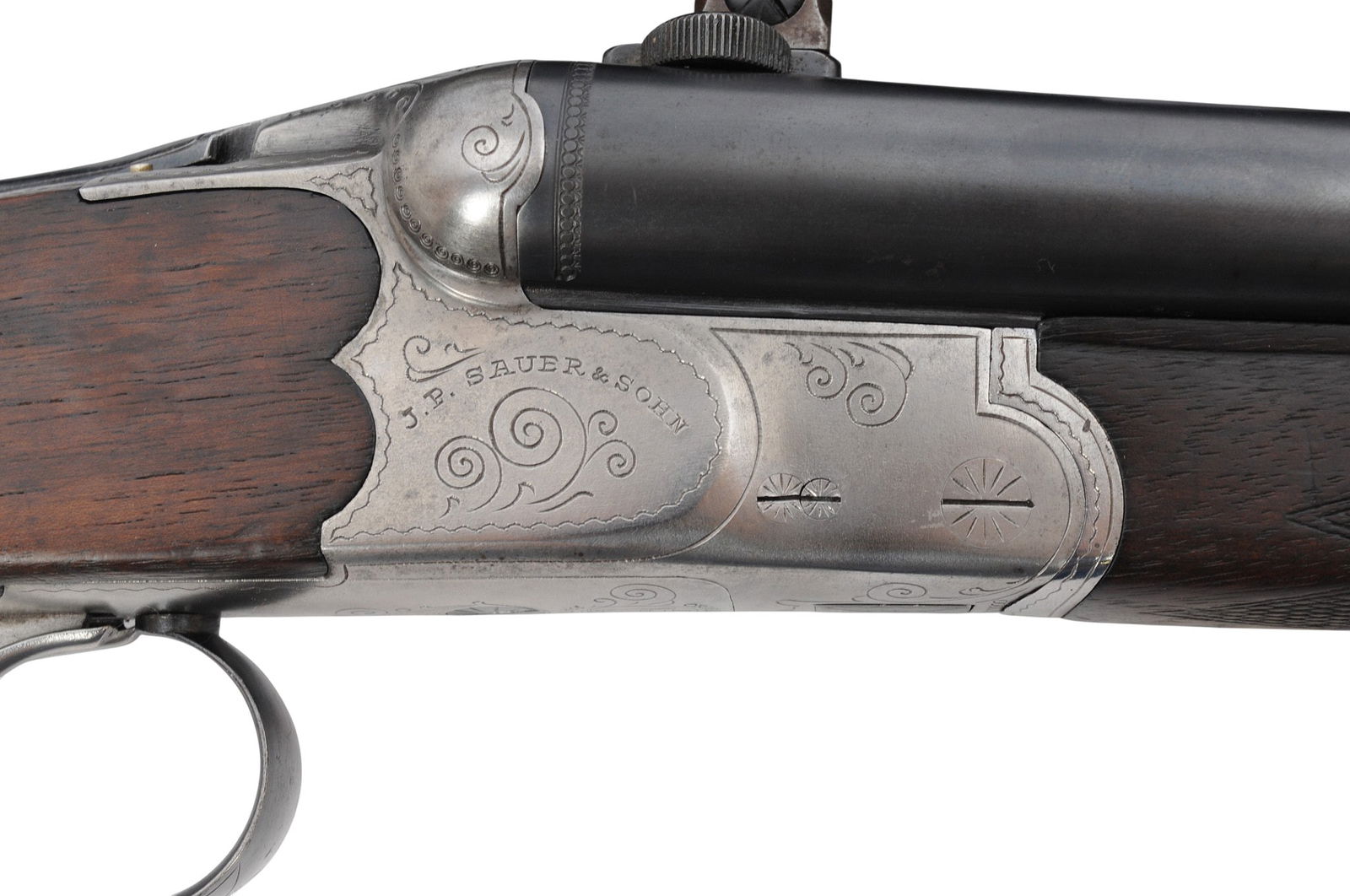 Post WW2 J.P Sauer & Sohn Drilling 8x57JRS/16 Gauge Combo-gun FFL Required: 80285(CWA1) - 3