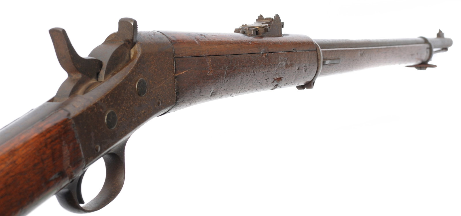 South American Remington Rolling Block 7mm Mauser Single-Shot Rifle - FFL Required (A1) - 6