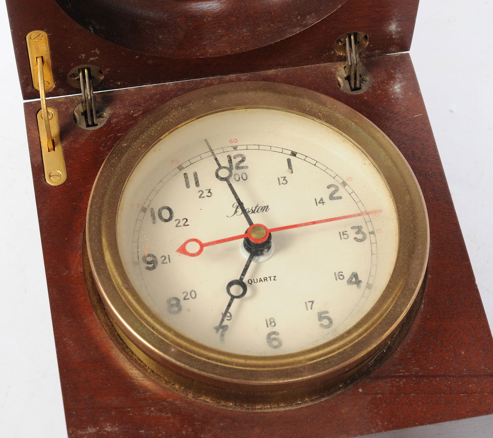 Vintage Boston Quartz Nautical Clock (SGF) (1 of 6)