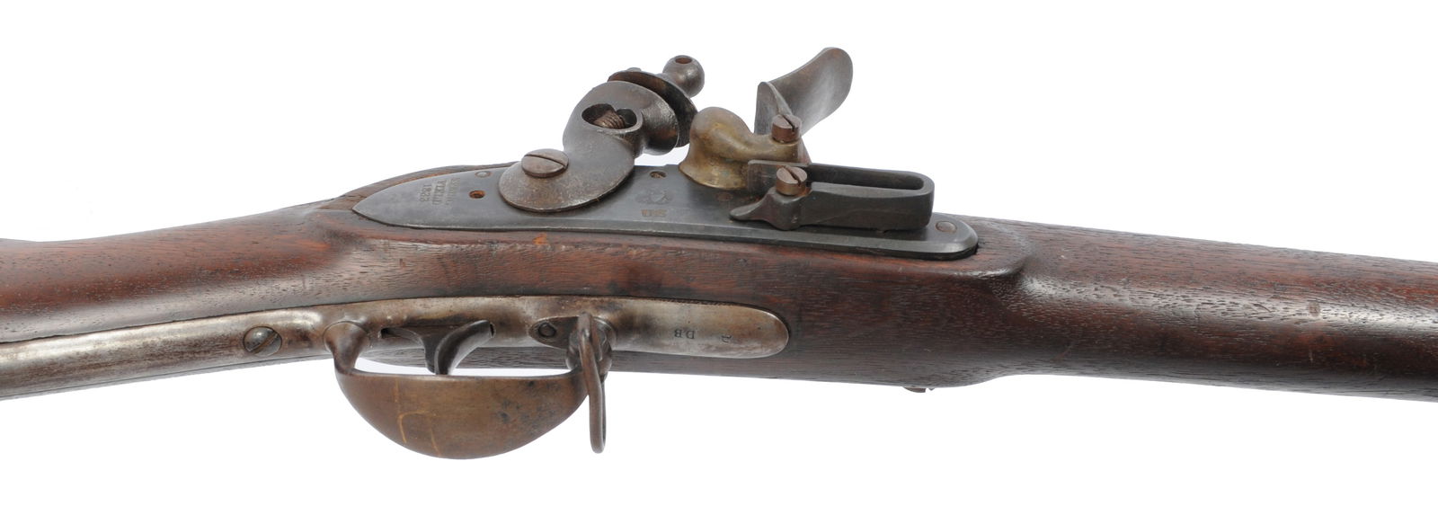 US Military Model 1816 Springfield .69 caliber Flintlock Musket - Antique - no FFL necessay (A1) - 4