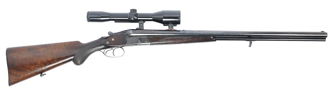 Sauer & Sohn Drilling 8x57JRS 16ga Norris 6x Scope Mfg 1930 Pre War Combo FFL Required 256571(CWA1) (1 of 20)