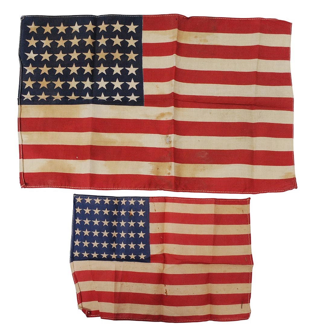 Vintage 48 Star US Flags Lot of 2(A) (1 of 8)