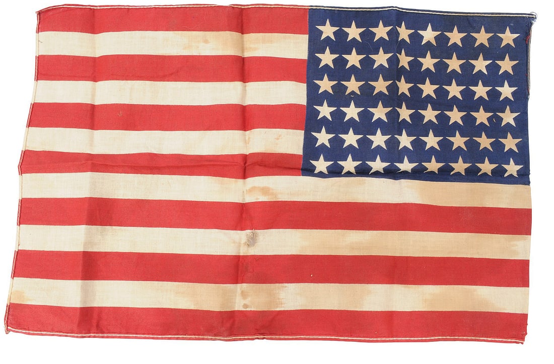 Vintage 48 Star US Flags Lot of 2(A) - 4