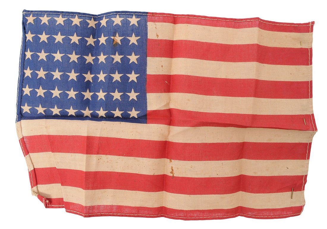 Vintage 48 Star US Flags Lot of 2(A) - 6