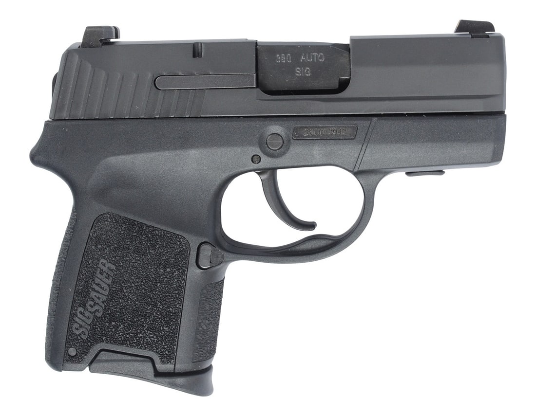 Sig Sauer P290RS 380 ACP Subcompact Semi Auto Pistol FFL 26C073949 (B3B1): A Sig Sauer P290RS 380 ACP Subcompact Semi Auto Pistol in good to very good condition with a bright and defined bore. The action appears to function properly with minor wear to the original finish. Th