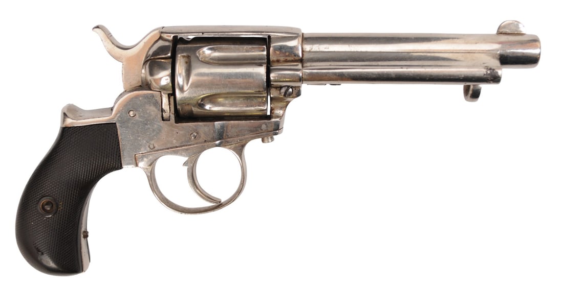 European Copy Nickeled Colt Model 1877 Lighting 41 Cal. Lightening Double Action Revolver FFLNSN(A1) (1 of 6)