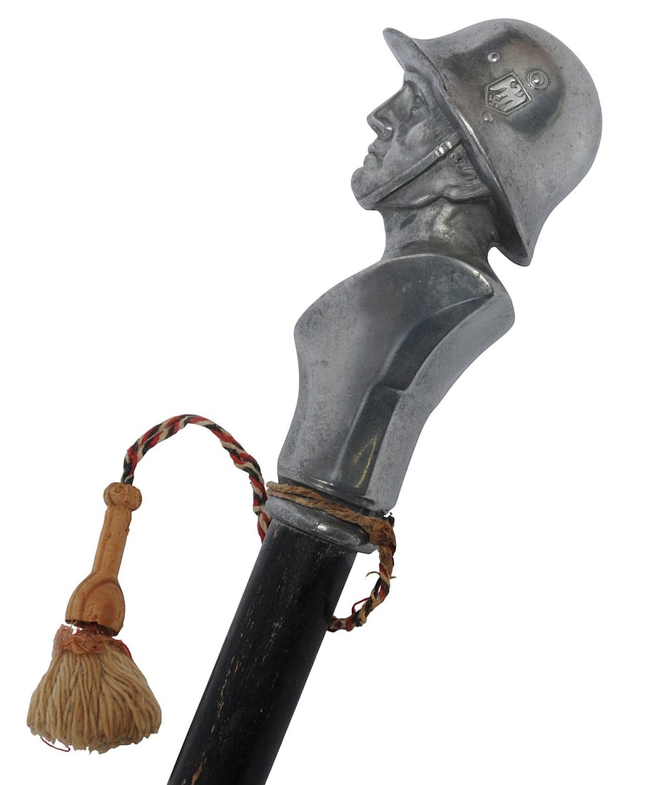 *German Army WWII era Veteran Soldiers Walking Stick/Swagger Stick (C3T) - 8