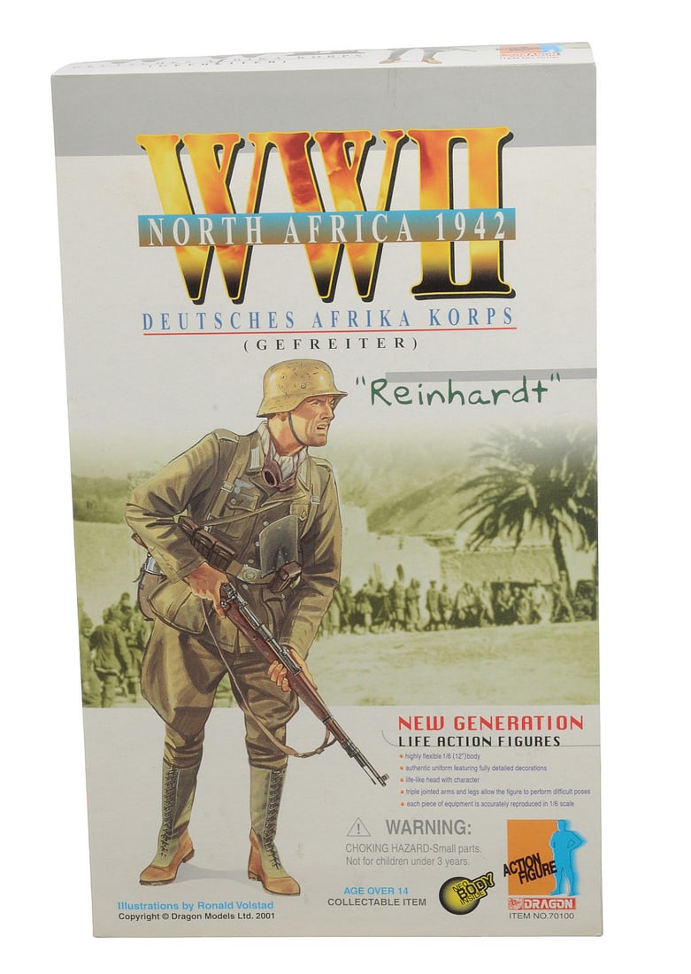 Dragon Inc. WWII German Heer and Afrika Corp Infantry Action Figure Lot of 3(C3T) - 14