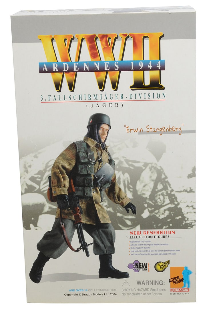 Dragon Inc. WWII German Fallschrimjager Paratrooper Action Figure Lot of 2(C3T) - 13