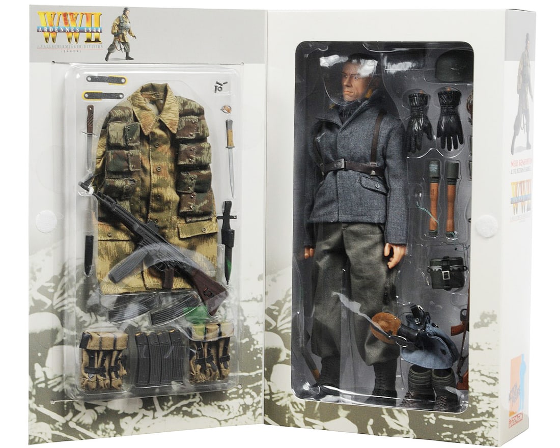 Dragon Inc. WWII German Fallschrimjager Paratrooper Action Figure Lot of 2(C3T) - 14