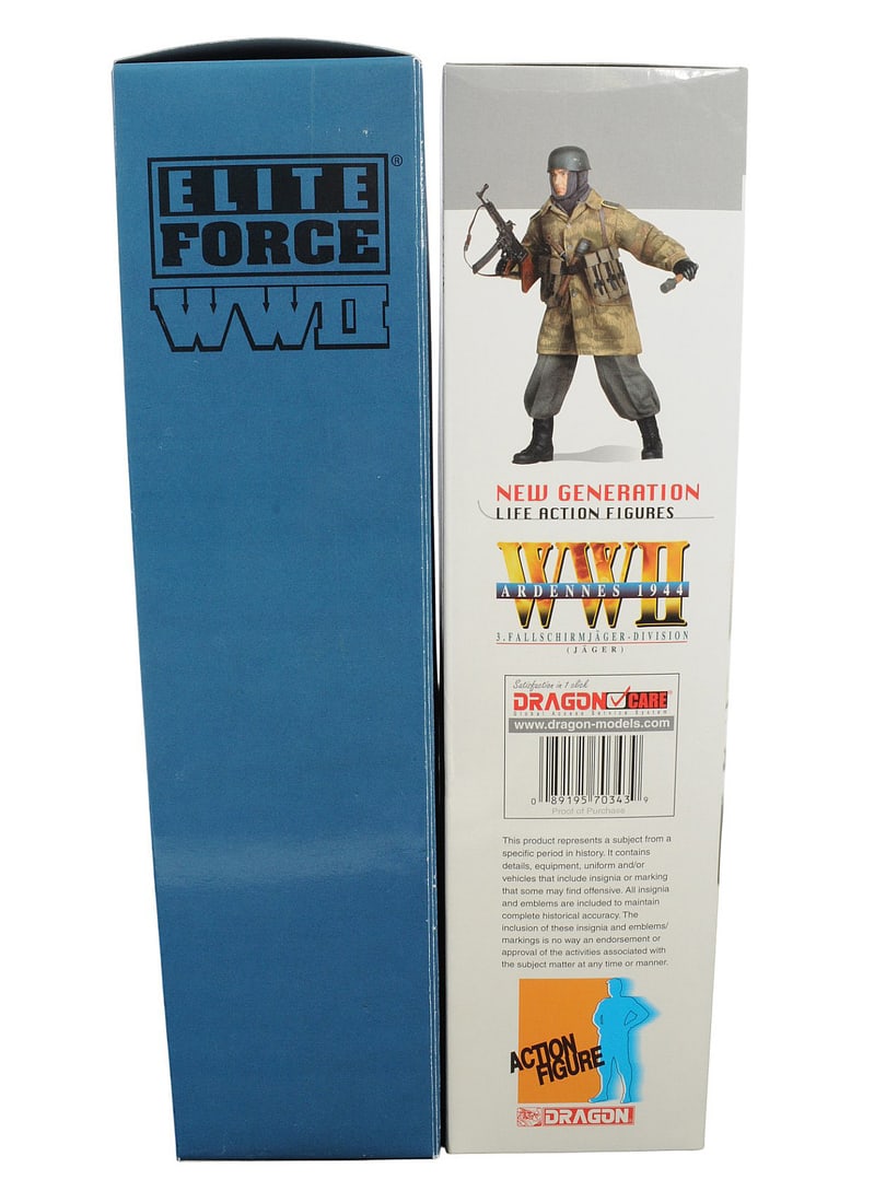 Dragon Inc. WWII German Fallschrimjager Paratrooper Action Figure Lot of 2(C3T) - 3