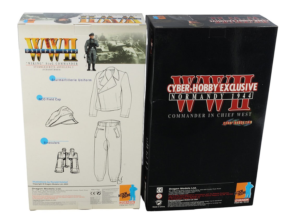 Dragon Inc. WWII German Commander in Chief West and Wiking Commander Action Figure Lot of 2 (C3T) - 4