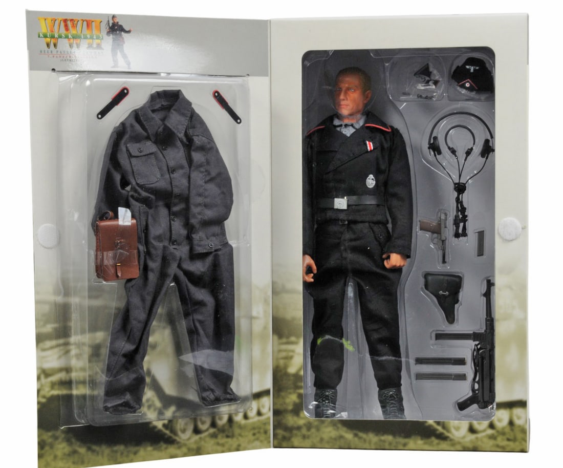 Dragon Inc. WWII German Totenkopf Panzer Grenadier and Panzer Crewman Action Figure Lot of 2(C3T) - 13