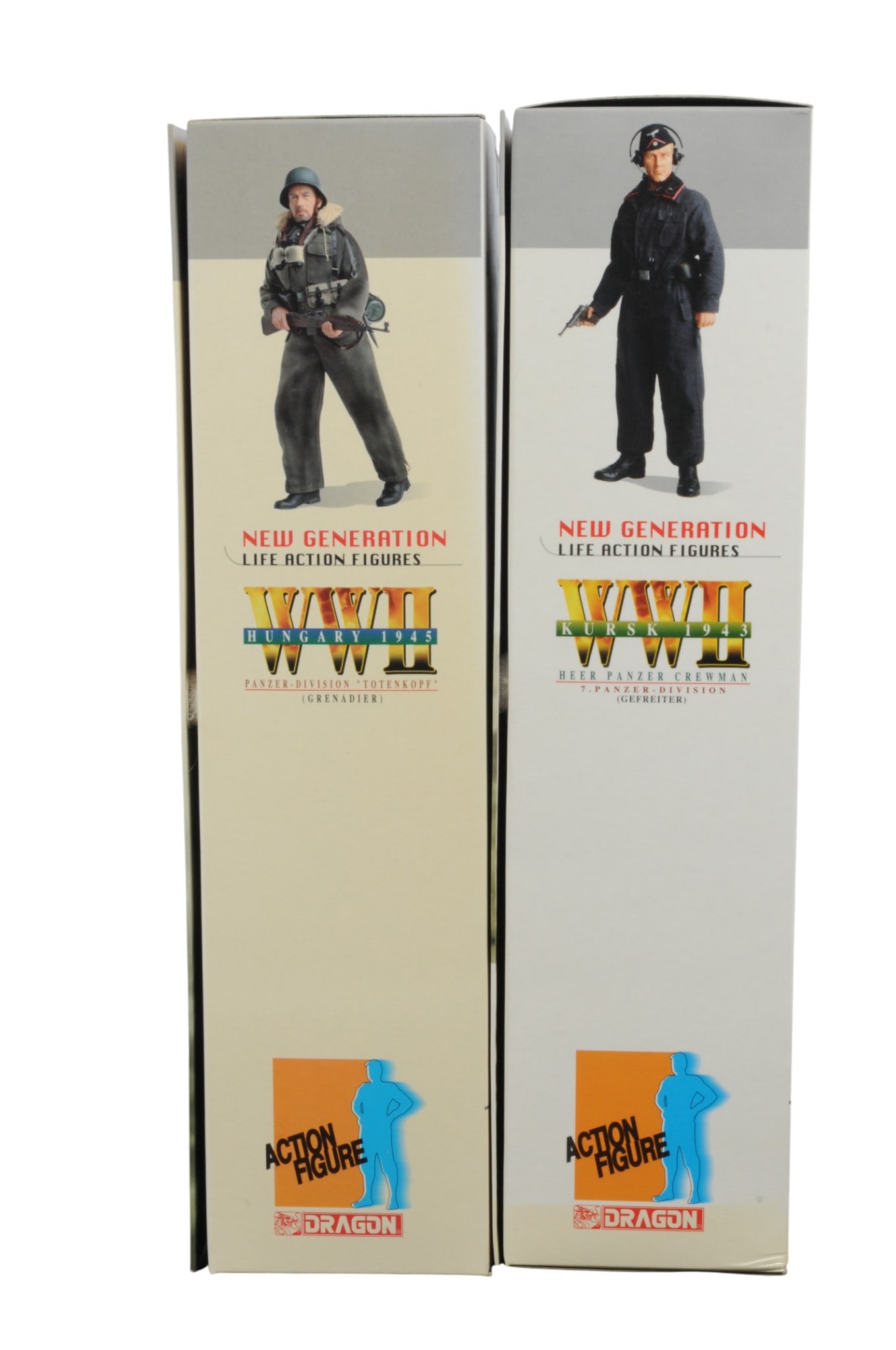 Dragon Inc. WWII German Totenkopf Panzer Grenadier and Panzer Crewman Action Figure Lot of 2(C3T) - 4