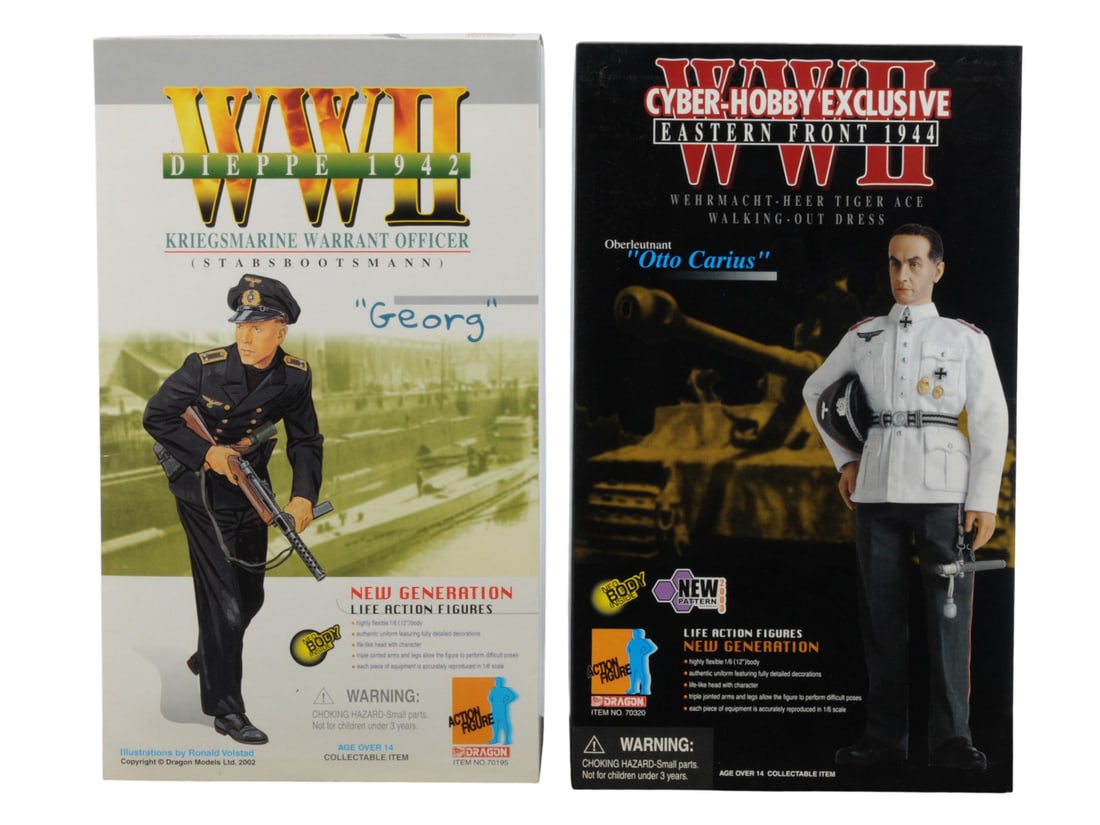Dragon Inc. WWII German Kriegsmarine Officer and Wehrmacht Tiger Ace Action Figure Lot of 2 (C3T) (1 of 15)
