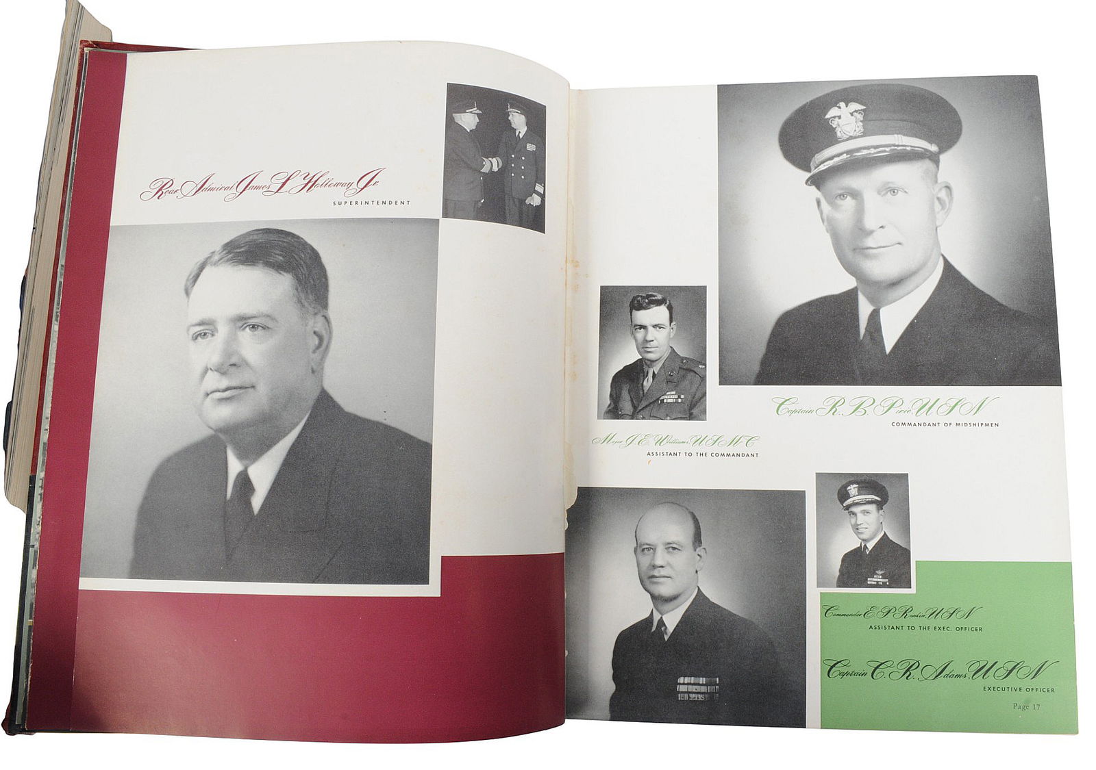 Vintage US Naval Academy Annapolis 1949 - 1951 "Lucky Bag" Year Books Lot of 3 (B3V) - 14