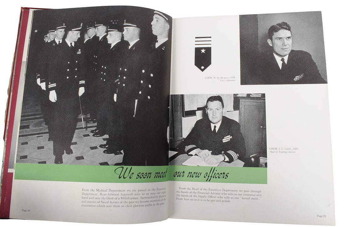Vintage US Naval Academy Annapolis 1949 - 1951 "Lucky Bag" Year Books Lot of 3 (B3V) - 15