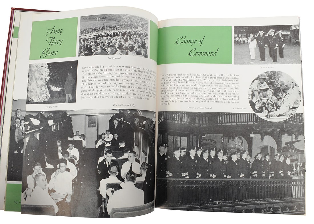Vintage US Naval Academy Annapolis 1949 - 1951 "Lucky Bag" Year Books Lot of 3 (B3V) - 16