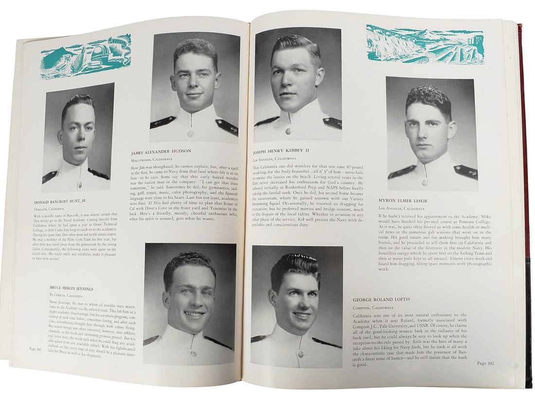 Vintage US Naval Academy Annapolis 1949 - 1951 "Lucky Bag" Year Books Lot of 3 (B3V) - 18