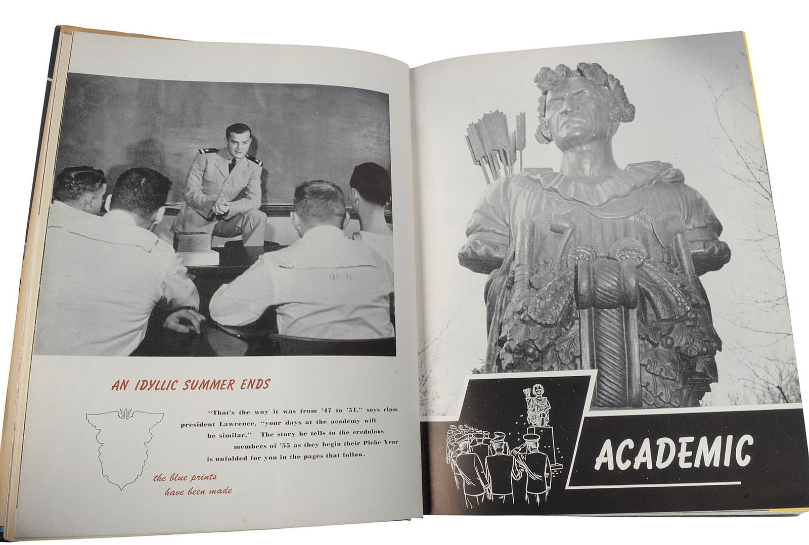 Vintage US Naval Academy Annapolis 1949 - 1951 "Lucky Bag" Year Books Lot of 3 (B3V) - 6