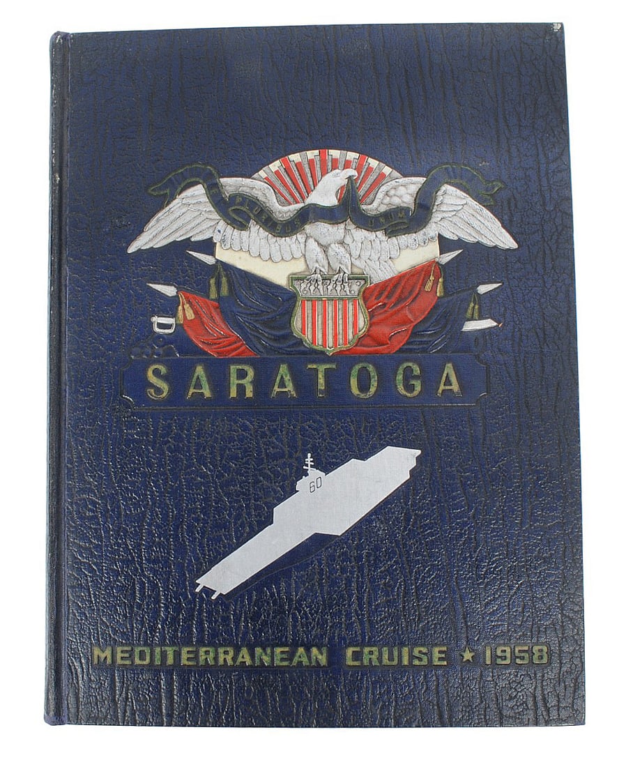 Vintage US Navy 1950's Cruise Book Lot of 3(B3V) - 10