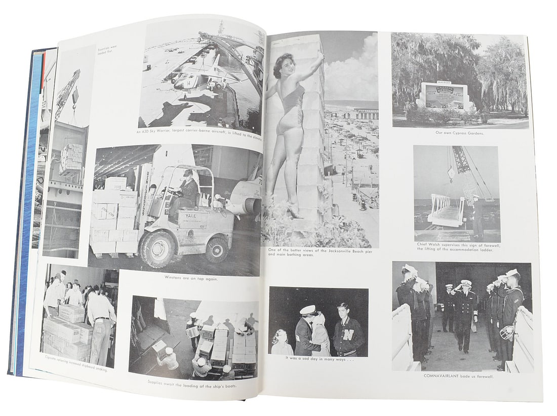 Vintage US Navy 1950's Cruise Book Lot of 3(B3V) - 15