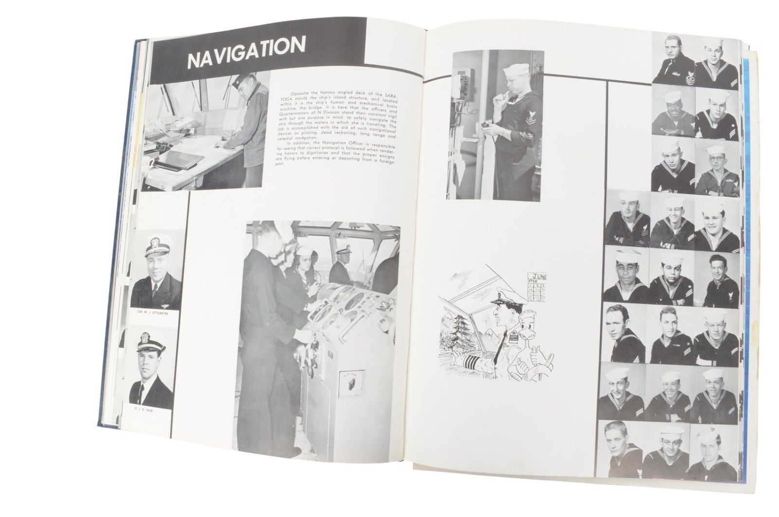 Vintage US Navy 1950's Cruise Book Lot of 3(B3V) - 17