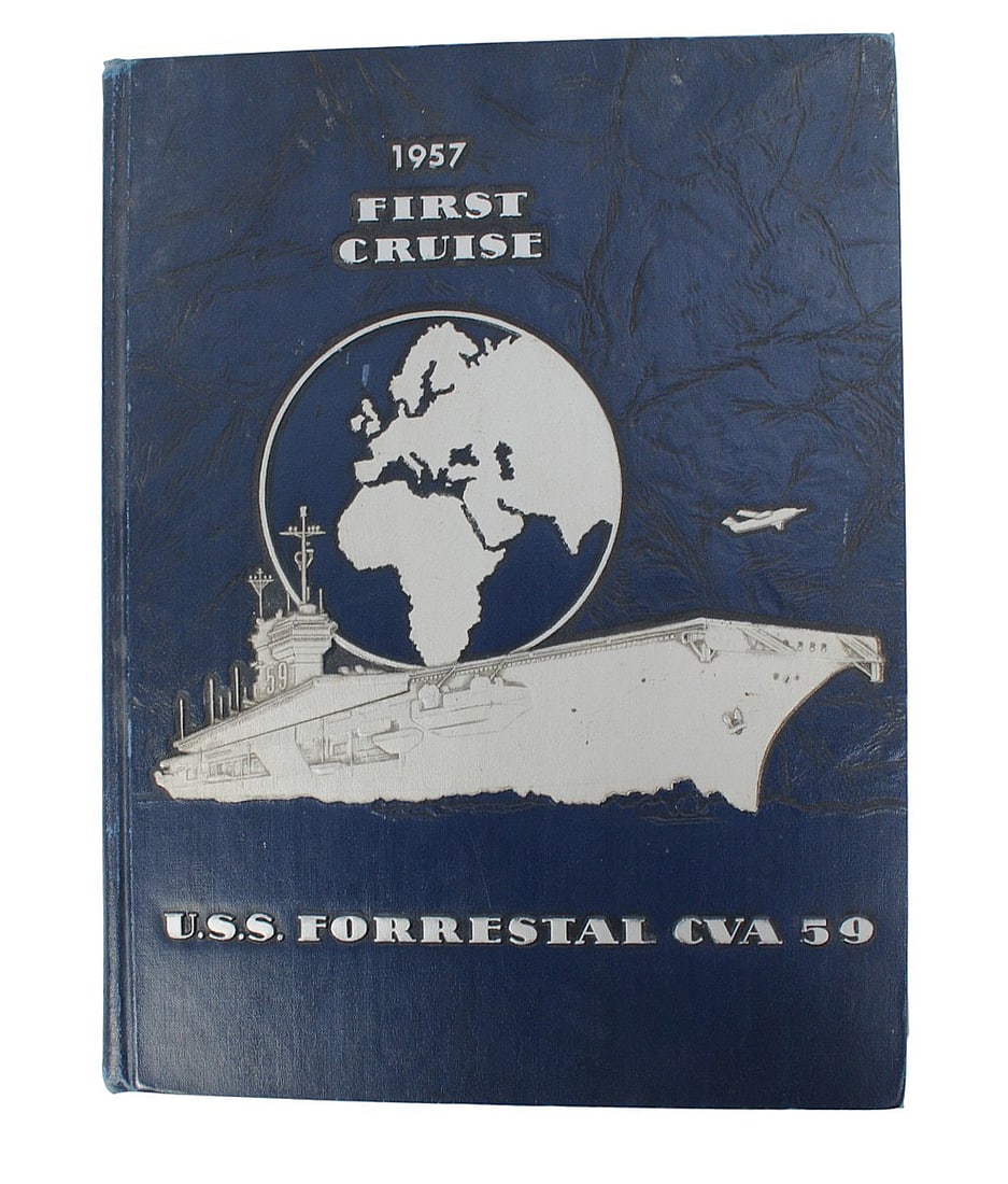 Vintage US Navy 1950's Cruise Book Lot of 3(B3V) - 19