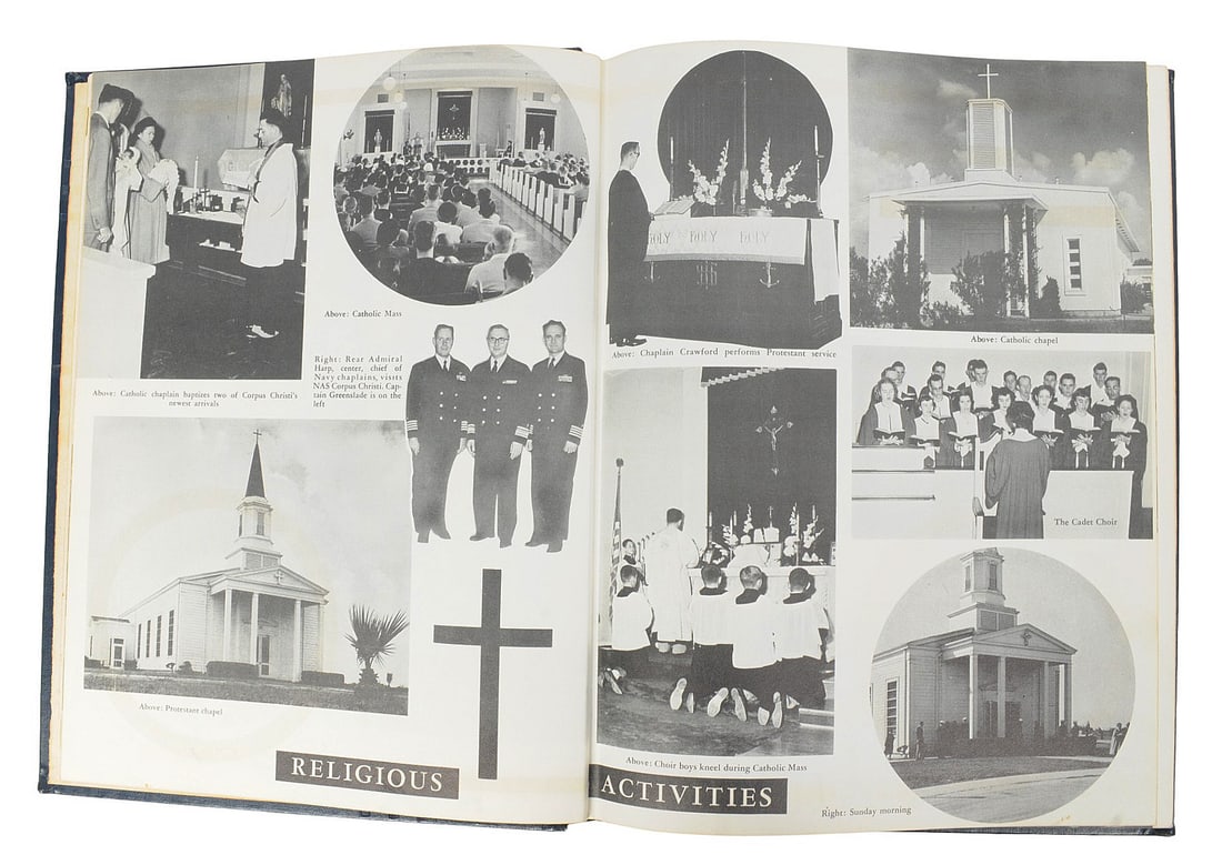 Vintage US Navy 1950's Cruise Book Lot of 3(B3V) - 7