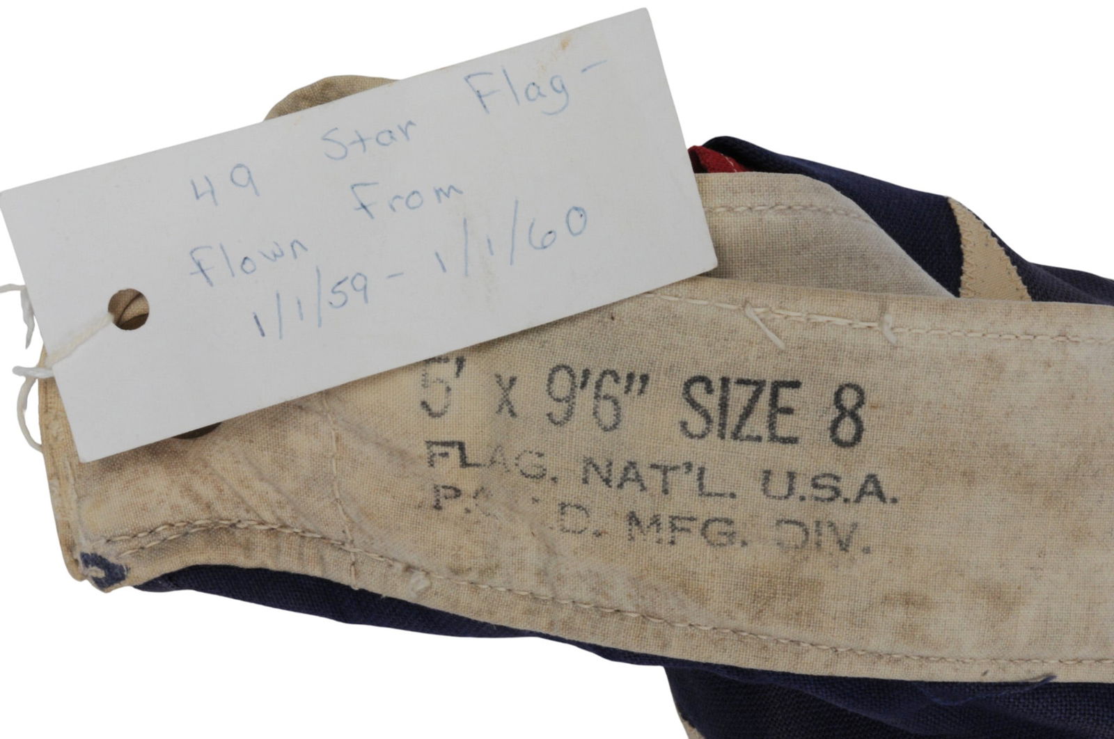 RARE One-Year Only Nice 49 Star United States Flag (A) - 6