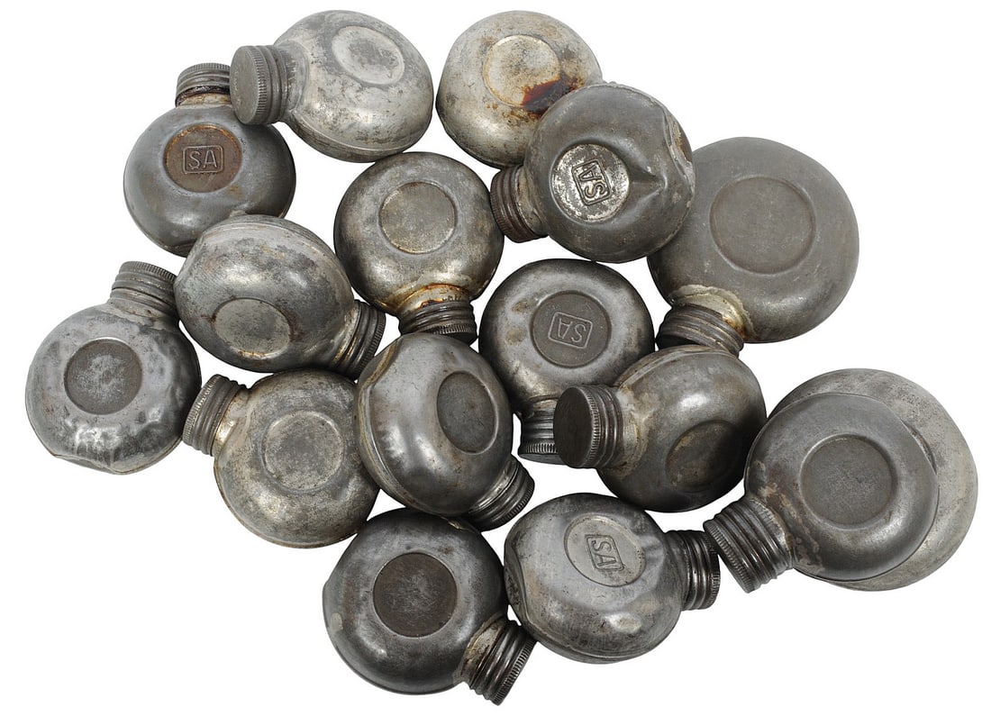 Finnish WWII / Winter War Era Mosin Nagant Oiler Lot of 16 (S4C): A Finnish WWII / Winter War Era Mosin Nagant Oiler Lot of 16 in good condition with nice markings. 