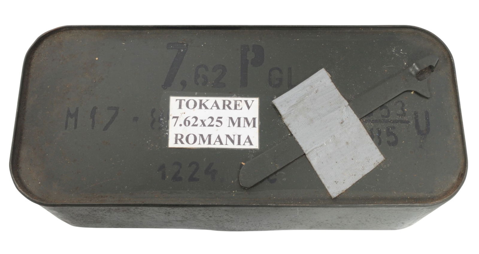 Surplus Romanian 7.62x25mm Tokarev Spam Can of 1224 Rds. (KDN) - 3