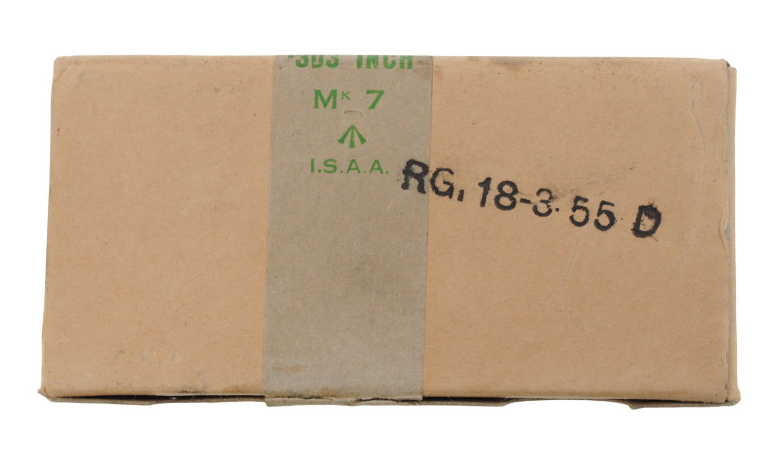 British Surplus Post WW2 303 Brit Sealed Box of 32Rds. (HKB) - 2