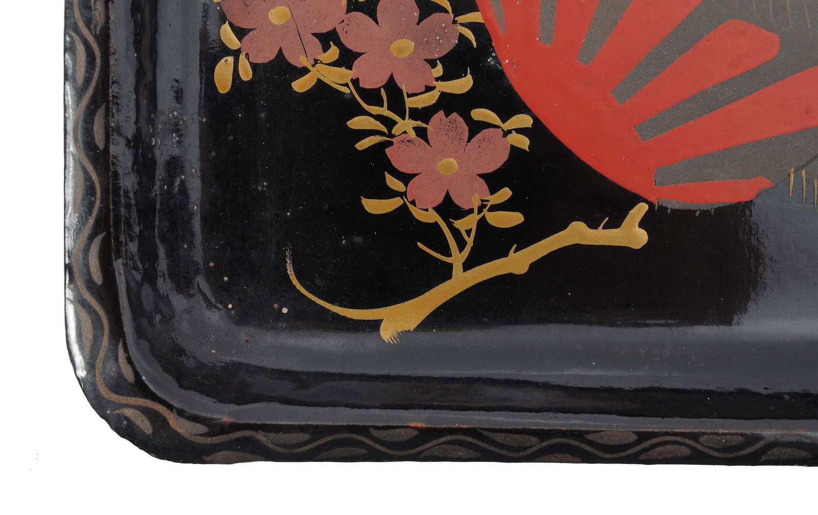 Imperial Japanese WWII Military Saki Tray and Rice Bowl (CPD) - 12