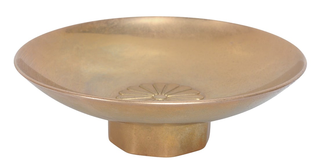 Cased Imperil Japanese WWII era Gold Lacquer Sake/Rice Cup/Bowl (AIF) - 7