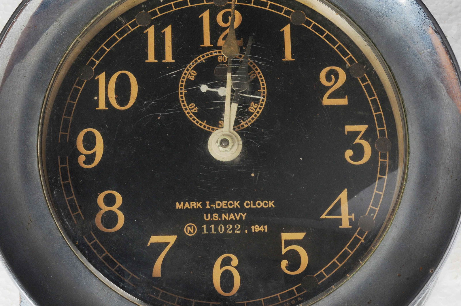 US Navy WWII issue MARK I-Deck Clock (B4M) - 2