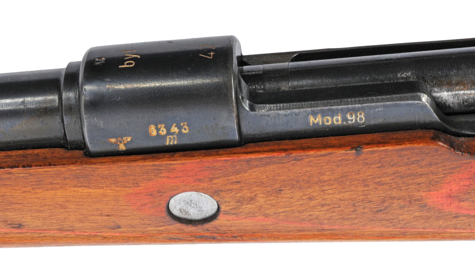 MATCHING German Military WWII era 98K Mauser 8mm Bolt-Action Rifle - FFL # 6343m (JGD1) - 7