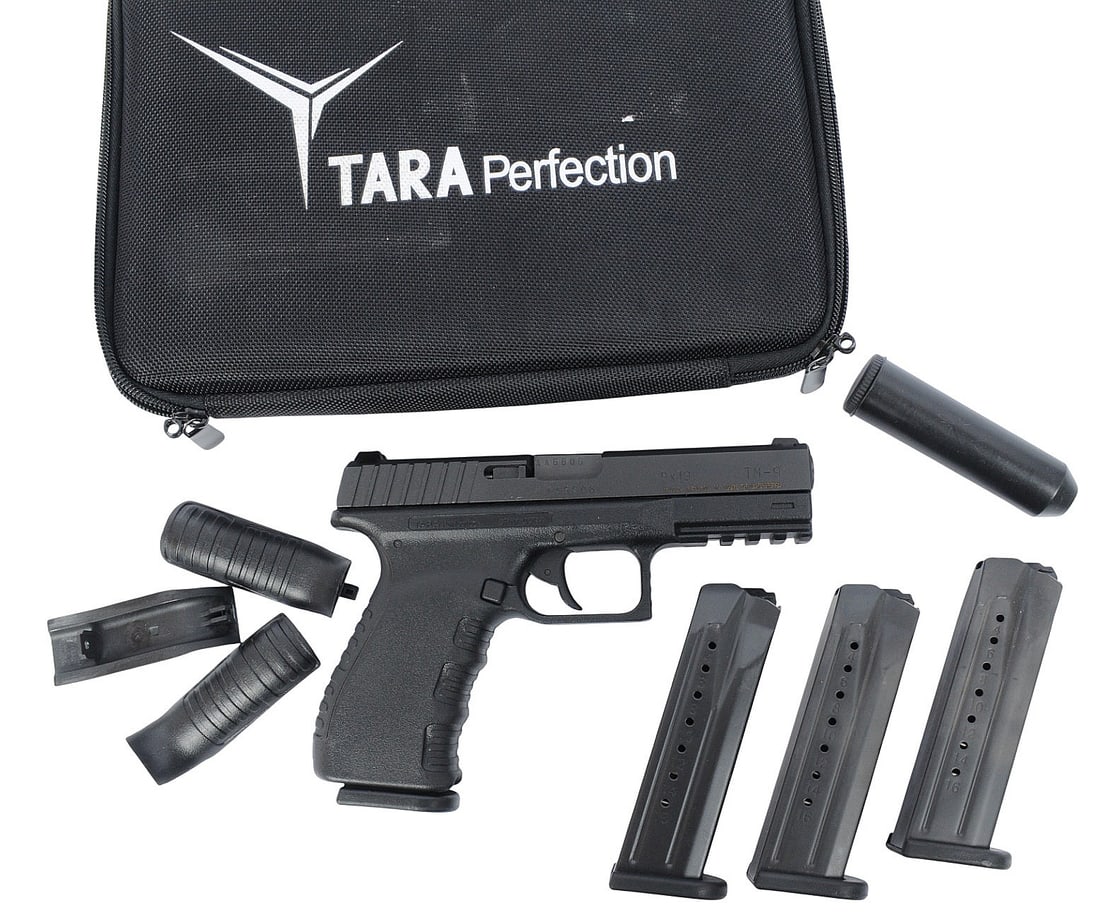 Montenegrin Tara CRNA Gora TM-9 9mm Semi Auto Pistol FFL AA6606P (JGD1): A Montenegrin Tara CRNA Gora TM-9 9mm Semi Auto Pistol in good to very good condition with a bright and defined bore but needs light cleaning. The action appears to function properly with minor wear