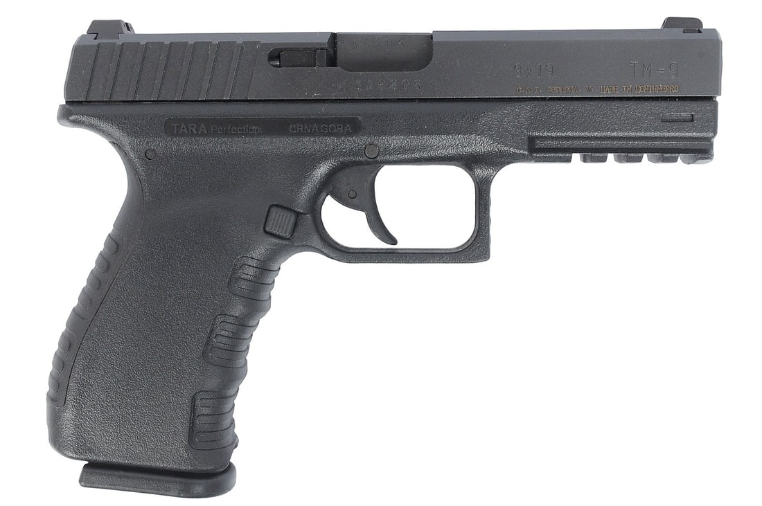 Montenegrin Tara CRNA Gora TM-9 9mm Semi Auto Pistol FFL AA6606P (JGD1) - 3